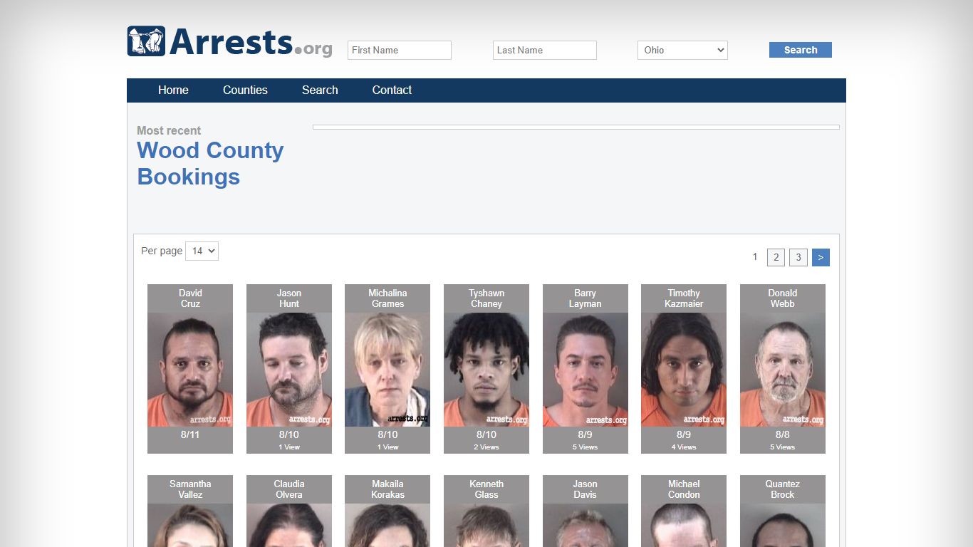 Wood County Arrests and Inmate Search